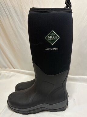 The Original Muck Boots Company Arctic Sport Black Men’s 10 Tall